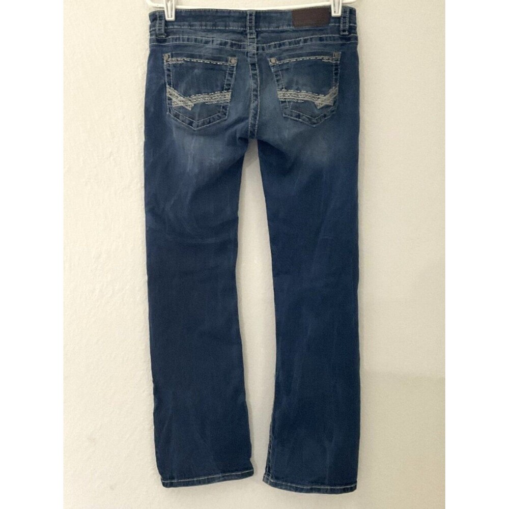 Y2K VTG BKE Stella Thick Stitch Boot Cut Flare Jeans 28R